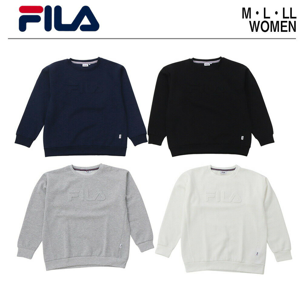 FILA ワンポイント エンボスロゴトレーナー fl6240