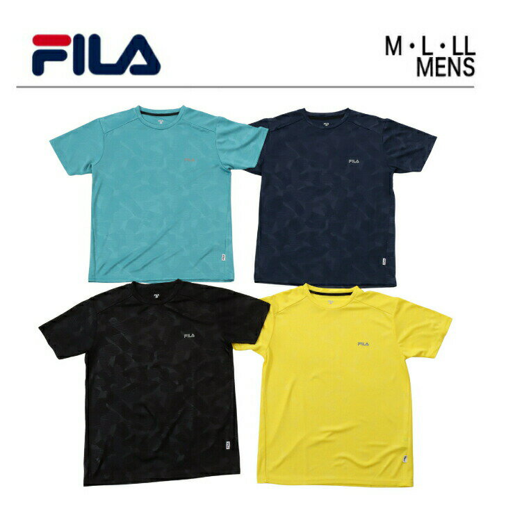 フィラ フィラ tシャツ メンズ 半袖 ブランド スポーツ 送料無料 【 FILA ハニカムメッシュ Tシャツ 】 メッシュ ポリエステル ロゴ ロゴt バックプリント シンプル 吸水速乾 高機能 スポーツウェア スポーツ カジュアル UVカット かわいい かっこいい