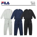 フィラ FILA フィラ スエット 上下 上下セット 上下【FILA フィラ ンズ 裏起毛 エンボス クルーネック トレーナー 切替ジョガー パンツ 上下セット 】 M L LL ブランド スポーツウェア スポーツ ウェア かっこいい 運動会 サッカー 秋 冬