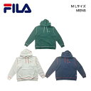 フィラ メンズパーカー トレーナー 【FILA 裏毛プルパーカー ブランド カジュアル かっこいい 人気 プルパーカー フード フード付き シンプル トップス ホワイト ネイビー グリーン