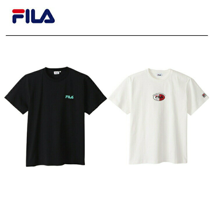 【10％OFF】 フィラ tシャツ レディース メンズ 半袖 ブランド スポーツ 【 FILA フィラ BTS 限定Tシャツ クリアファイル 8枚セット ノベルティ 付き 】 カジュアル 無地 シンプル かっこいい 人気 白 半袖T T-shirt インナー ファイル ウォーキング ウェア