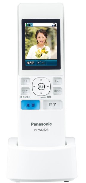 【メーカー取寄せ】 Panasonic パナソニックワイヤレスモニター子機ドアホン専用1.9GHzDECT準拠方式VL-WD623