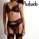 65%OFF【オーバドゥ】ガーターベルト 1A50 CREPUSCULEカラー(サイズS/M/L、ネイビー) 53727 Illusion Fauve イリュージョン・フォーヴ Aubade
