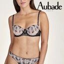 スーパーSALE70%OFF【オーバドゥ】ハーフカップブラジャ- TF14 VALENTINEカラー(アンダー80、カップC、ピンク) 53148 Poetique Esquisse ポエティック・エスキース Aubade(4)