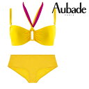 <水着セール3300円&送料無料>返品交換不可【オーバドゥ】水着セットswst-07 JAUNE DOREカラー(Mサイズ、イエロー) スイムウエア ビキニ D...