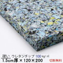低燃焼性 純日本製1.5センチ厚×120×200硬いウレタンチップ CH406クッション 椅子 ソファ ベッド 車中泊座布団 枕 マット ベンチへたらない切断無料軟質ウレタンフォーム自動車内装材料の低燃焼試験適用販売7製品中4番目に硬い(3)