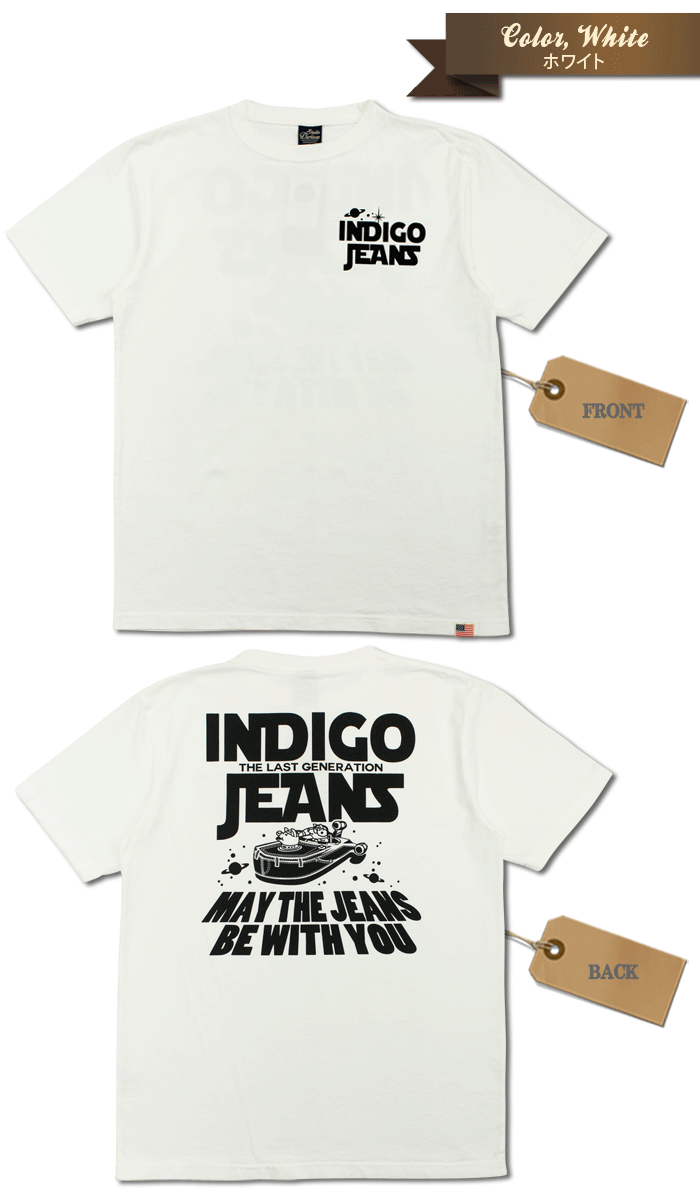 ★お買い物マラソン★ STUDIO D'ARTISAN プリントTシャツ INDIGO JEANS 