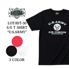 ★クーポン配布!お買い物マラソン★ Tシャツ メンズ アメカジ 半袖 カットソー プリント 国産 日本製 エイトジー EIGHT-G U.S.ARMY 8ST-30