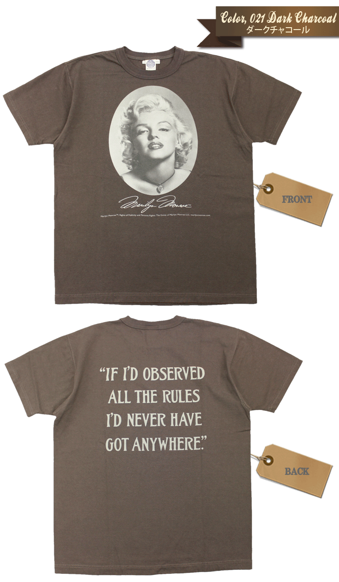 ＼お買い物マラソン／ TOYS McCOY ミリタリーTシャツ MARILYN MONROE TEE 