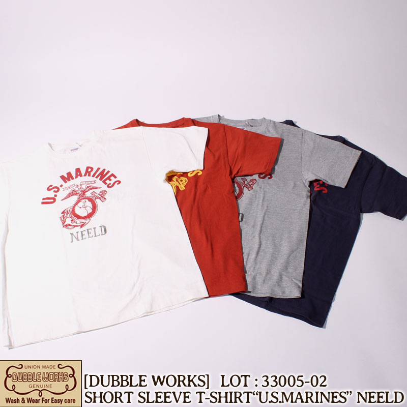  DUBBLE WORKS 半袖オーガニックコットンTシャツ 