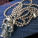 ★クーポン配布!お買い物マラソン★ SILVER K(シルバーK)シルバー925ネックレスREAL SKULL