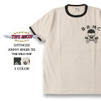 ★お買い物マラソン★ トイズマッコイ Tシャツ 2022春夏 新作 THE WILD ONE TMC2213 TOYS McCOY マーロンブランド 乱暴者 ジョニーストレイブラー 映画 リンガーTシャツ 半袖 カットソー プリント アメカジ メンズ