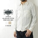 }\ GCgW[ [NVc XgCv 2023t V { Y  bV[H I[KjbNRbg  HD zCg uE t u₩  l EIGHT-G 4.5oz ORGANIC COTTON STRIPE WORK SHIRT 8LS-65