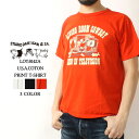 ★マラソン最終日!ポイントMax還元★ ダルチザン Tシャツ 2024春夏 新作 8142A STUDIO D'ARTISAN HERO IN TELEVISION USAコットンプリントTシャツ ステュディオダルチザン スタジオダルチザン 日本製 プリント アメカジ メンズ 大人