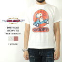 ★マラソン最終日!ポイントMax還元★ トイズマッコイ Tシャツ 2025春夏 新作 スヌーピー TMC2526 TOYS McCOY SNOOPY TEE RIDE ON BUGGY ピーナッツ 半袖 ヴィンテージ 日本製 カットソー プリント アメカジ 大人 メンズ おしゃれ ホワイト ピンク M-XL