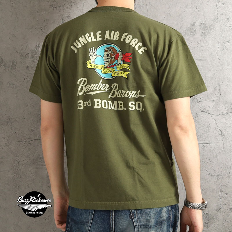 楽天市場】バズリクソンズ tシャツ（カラーカーキグリーン）（メンズ