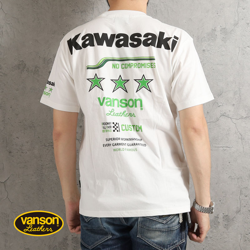 状態良☆レアM（Lサイズ相当）KAWASAKI バイク カワサキ ロンT 楽天