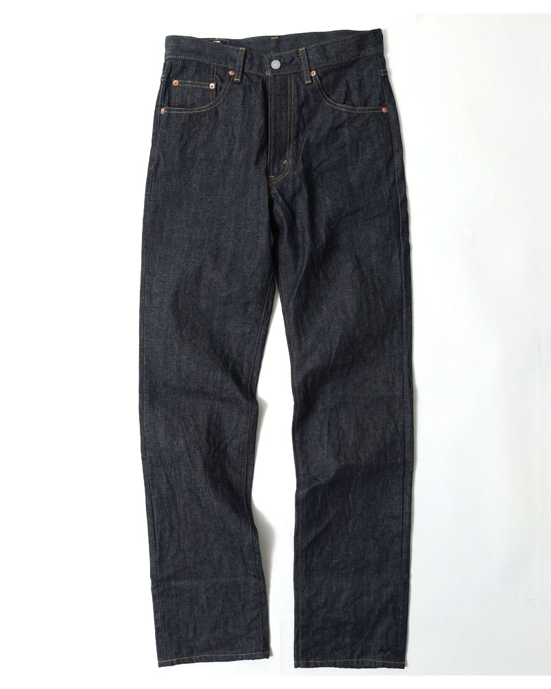 エイトジー ジーンズ メンズ 日本製 裾上げ対応 チェーンステッチ レギュラーストレート ワンウォッシュ 生デニム ジーパン パンツ デニム 国産 アメカジ おしゃれ 大人 30代 40代 50代 EIGHT-G ゼロシリーズ ZERO-003 - Image 3