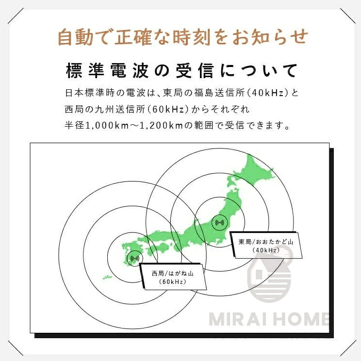 時計 掛け時計 電波時計 おしゃれ 木製 壁掛け時計 インテリア時計 デジタル シンプル 30cm 35cm 厚さ2.35cm レディース メンズ 薄型 北欧 ファッション アート デザイン 寝室 リビング ダイニング 部屋飾り 新生活 プレゼント ギフト [2]