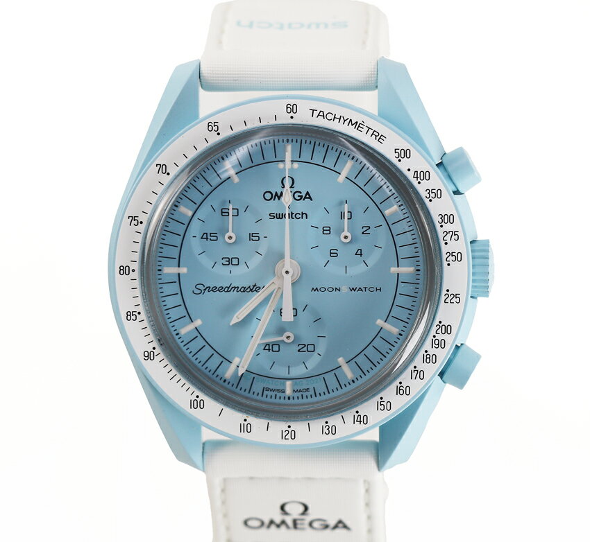 乐天商城 - 【中古】オメガ x スウォッチ ミッション・トゥ・ウラヌス 　　SO33L100　メンズ　時計