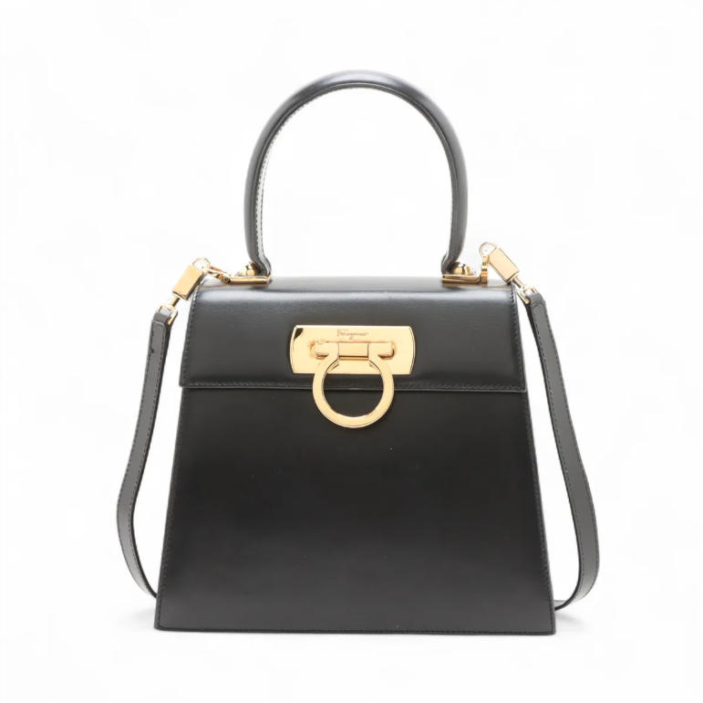 乐天商城 - 【中古】サルバトーレフェラガモ Salvatoreferragamo ガンチーニ トップハンドルバッグ 2WAYバッグ