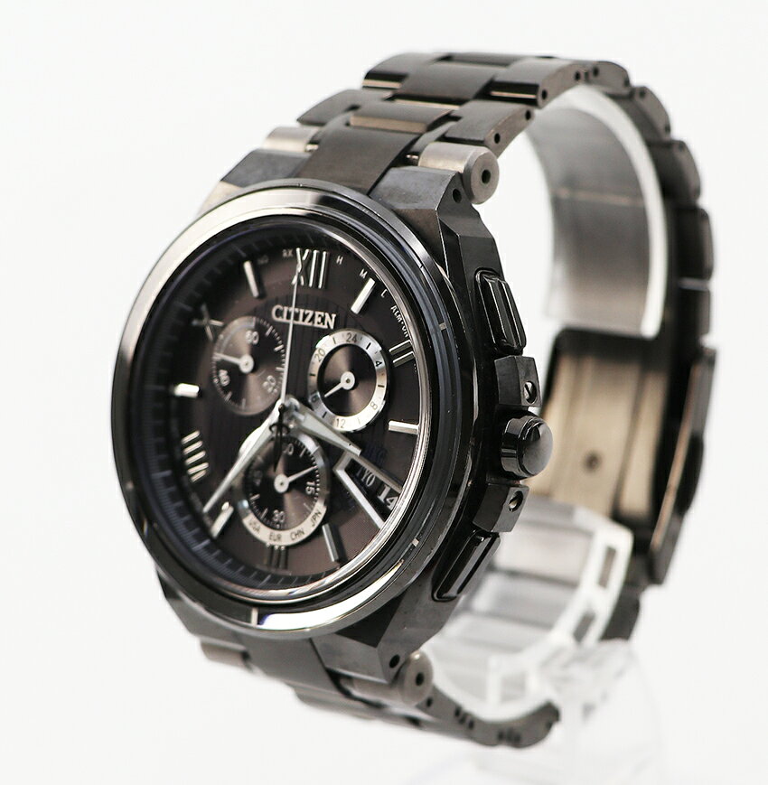 【中古】CITIZEN シチズン アテッサ 25周年記念　 BY0044-69E レア 電波ソーラー メンズ