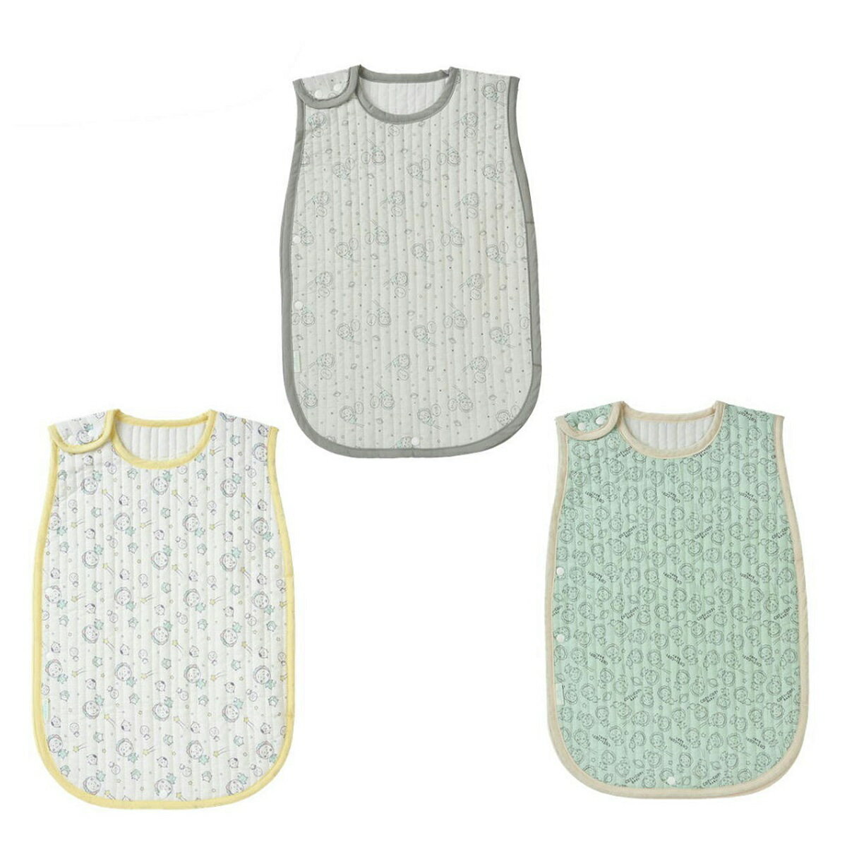 コジコジベビー ≪ スリーパー ≫ コジコジ イブル生地 ベスト型 ホック オールシーズン 新生児 横開き 出産準備 赤ちゃん 出産祝 贈り物 プレゼント かわ...