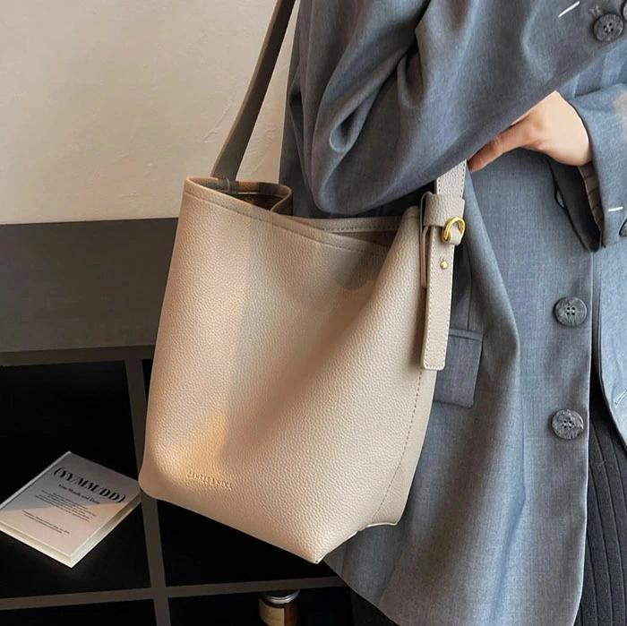 2way バッグ マチあり バ 小さめ トートバッグ バケツ型 ショルダーバッグ 斜めがけ バケツバッグ レデ..