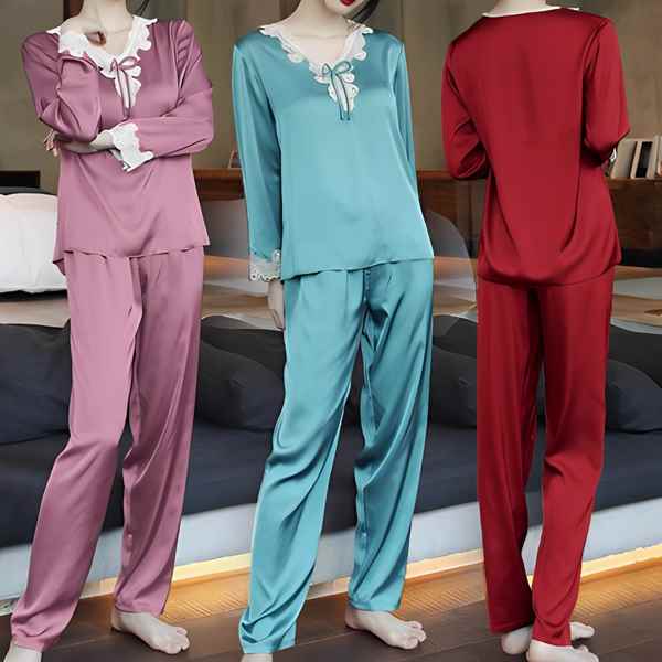 パンツ パジャマスーツ上下セット パジャマ セットアップ レディース ツーピース ストレ ルームウェア ボトムス 部屋着 トップス