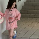 無地 羽織り ロンT 女の UVカット 吸汗速乾 ベビー Tシャツ 春 ビックシルエット 長袖 ロング 夏 子供 ラッシュガード 男の子 秋(4)
