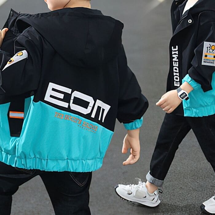 小学校 11466 秋 ブルゾン アウター ジャケット 小学生 ウインドブレーカー 男の子 幼稚園 キッズ 韓国 保育園 マウンテンパーカー 上着 おしゃれ ジャンパー 冬 子供服