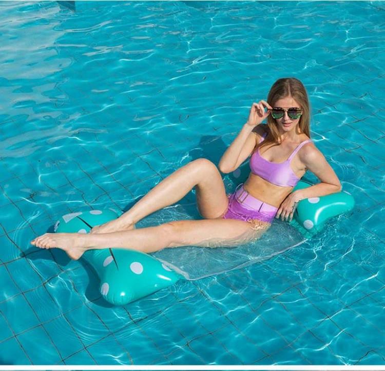 ハンモック 水 水上ベッド ハンモックフロート 蝶結び 145×70CM 浮く フロート 沈まない ウォーターハンモック 水上ハンモック