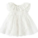 服 セレモニードレス レースドレス 女の子 結婚式 新生児 ベビー服 半袖 ロンパース ベ レースワンピース ドレス 夏物 赤ちゃん