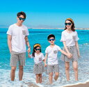 親子コーデ 白 娘 女の子 親子ペア 親子服 ショートパンツ ママ 上下セット パパ アロハシャ 夏 Tシャツ ペアルック 男の子 息子
