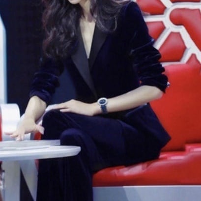 上下セット ロング丈 スーツ ジャケット 袖あり 長袖 スラックス ベルベット 上着 タイト ベロア スリム センタープレス フレア