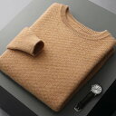 カシミヤ100% S〜4L 男性 カシミヤ ビジネ メンズセーター メンズ ニット 抗ピリング加工 学生 セーター クルーネック トップス