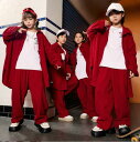 hiphop 長パンツ 舞台演出服 ゆったりシャツ ジャズ ヒップホップ かっこいい 個性 子供 ステージ衣 jazz 男女お揃い ダンス衣装