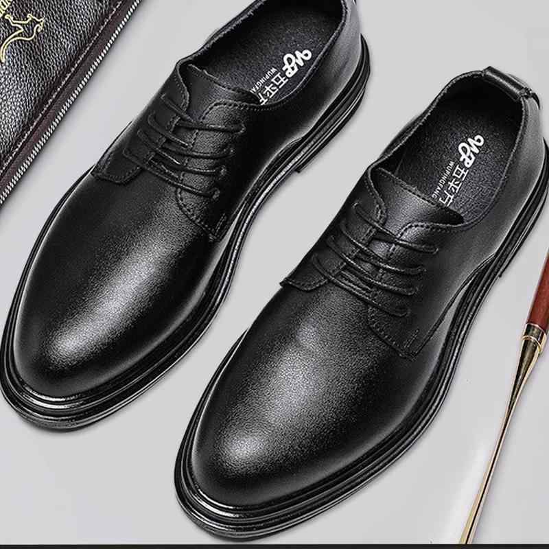 レザーシューズ 男性用 メンズ 革靴 くつ シューズ レースアップシューズ ブラック ブラウン ブロック..