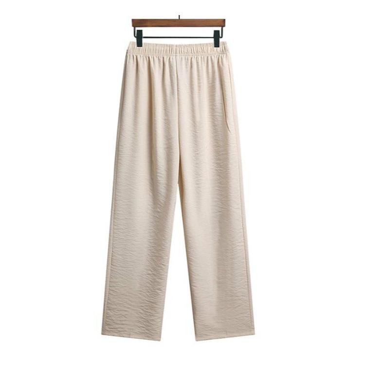 夏 涼しい ロングパンツ 春 薄手 軽量 無地 メンズ 速乾 スポーツパンツ 下 秋 ストレッチパンツ 接触冷感 トレーニングパンツ