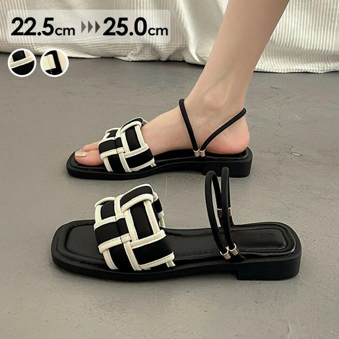 かかとなし 美脚 レディース シューズ シ 大人 ミュール かかとあり 靴 シンプル 安定感 夏 サンダル ベルト 女性 厚底サンダル