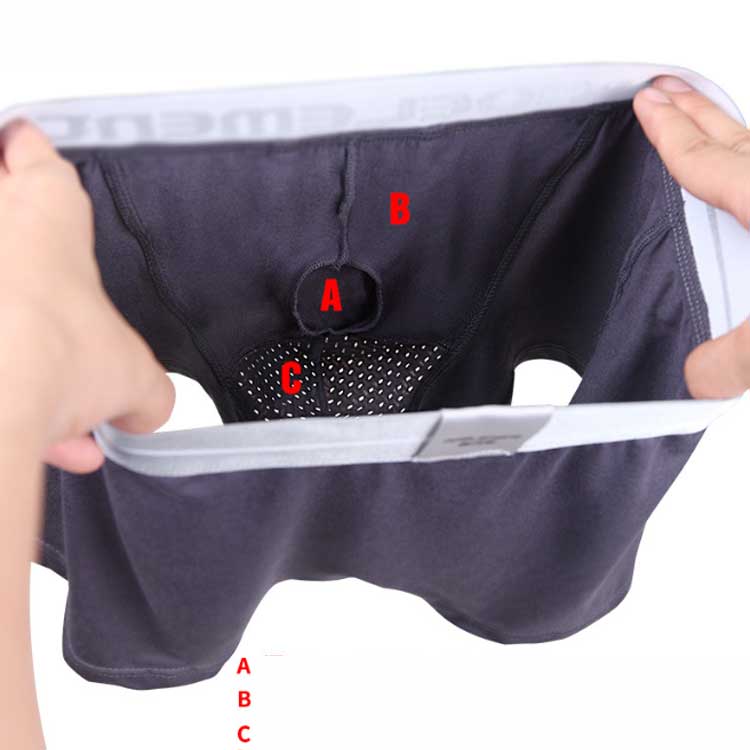 パンツ 蒸れない ボクサーパンツ 分離型 分離型 網ポ メンズ メンズ ドライ陰嚢分離型 ボクサーパンツ 前開き メンズ 下着 3