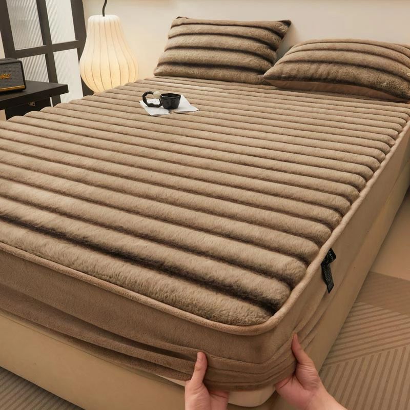 キング クイーン ワイドダブル ダブル シングル ラビットファー フランネルカバー フランネル マイクロ..