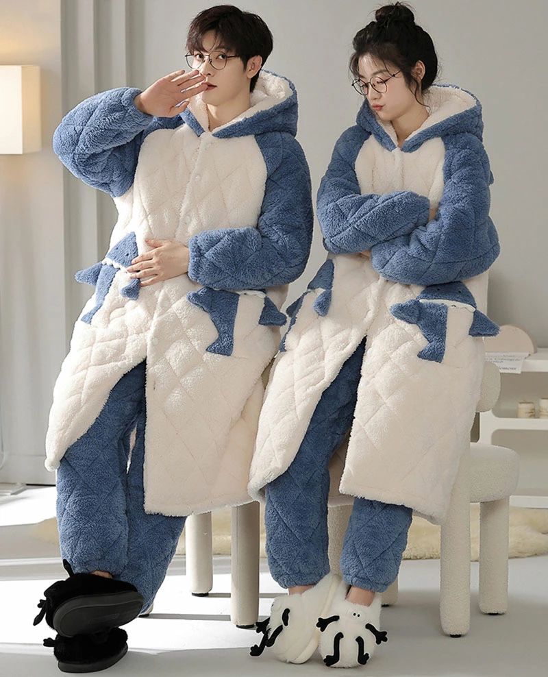 恐竜 猫 アニマル かわいい ギフト 結婚祝い 着る毛布 寝巻き ふわふわ 裏起毛 フランネル 寒さ対策 部屋着 ペアパ