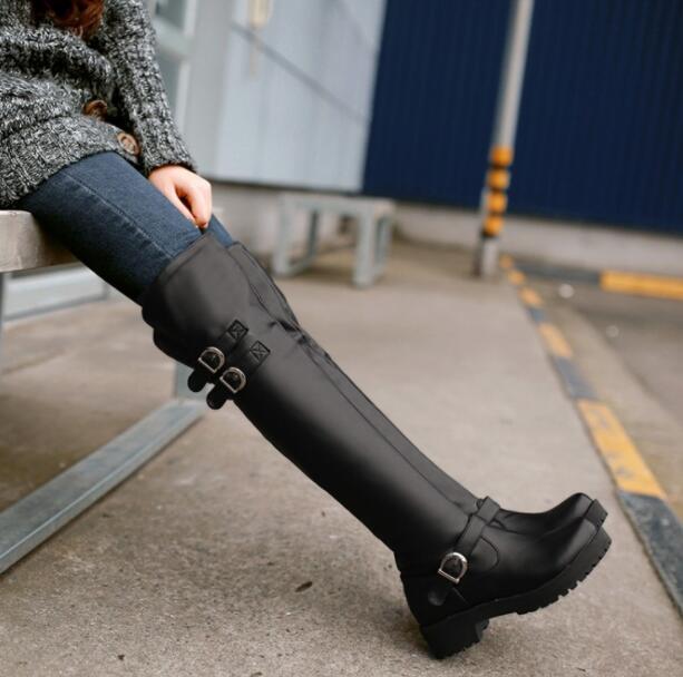 ブラック 黒 厚底