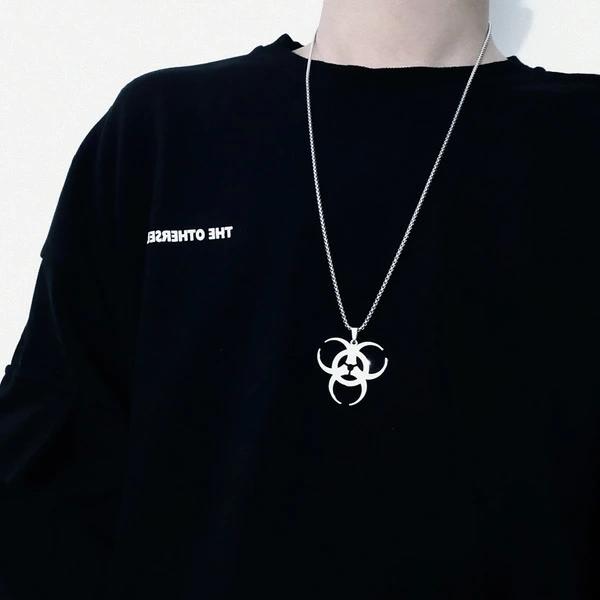 原宿系 韓国系 大きいサイズ 衣装 ストリート ステンレス ダンス ファッション シルバー ヒップホップ レディース