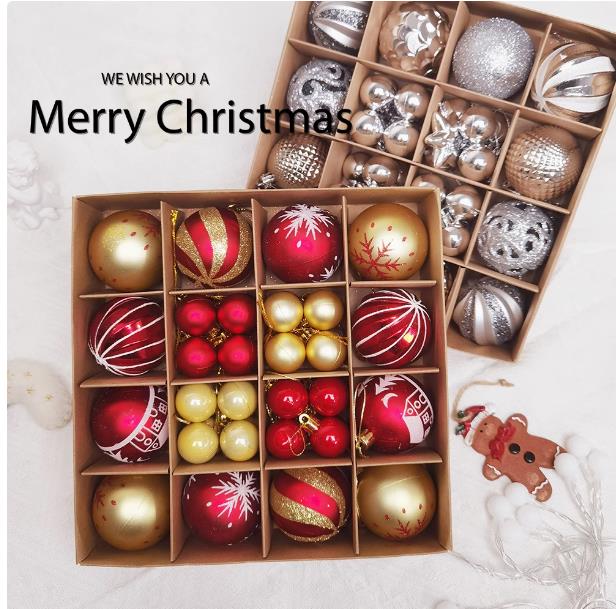 クリスマスボールペンダント42個入シーンペンダントクリスマスツリーペンダント ク リスマス用品 ツリー ク オーナメントセット