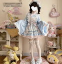 Lolita jskopロリータスカートストラップス 少女 コスプレ ロリータ ロリィタ OP 日常服ゴスロリ人形師 レディースフリルレース