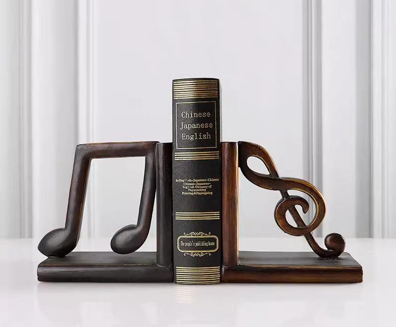 本立て アンティーク デスク整理 音符 おしゃれ 卓上収納 レトロ かっこいい 音楽 ミュージック ハイセ..