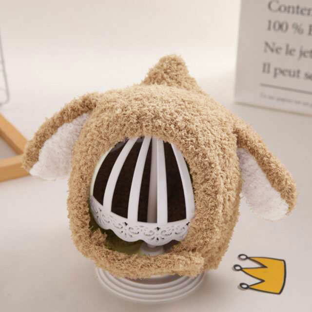 ボア 帽子 もこもこ キャップ 耳付き 男の子 あったかい ベビー キャップ 子供 アニマル 帽子 女の子 赤ちゃん 帽子 キッズ 防寒