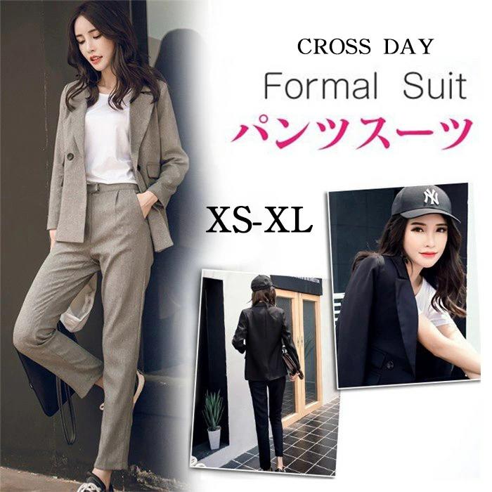 ママ 入学式 セレモニー セットアップ スーツ 入園式 レディース 通勤 パンツスーツ パンツスーツ 30代 おしゃれ セットアップ